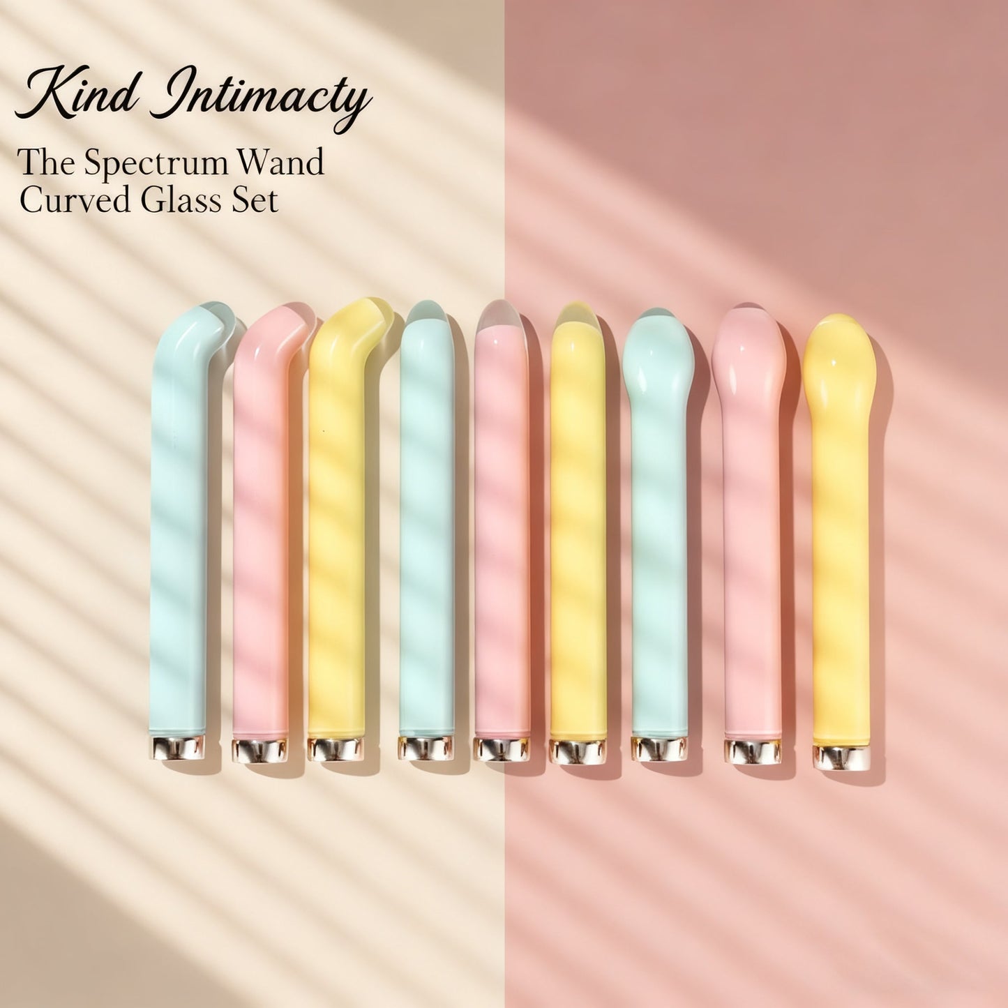The Spectrum Wand Curved Glass Set