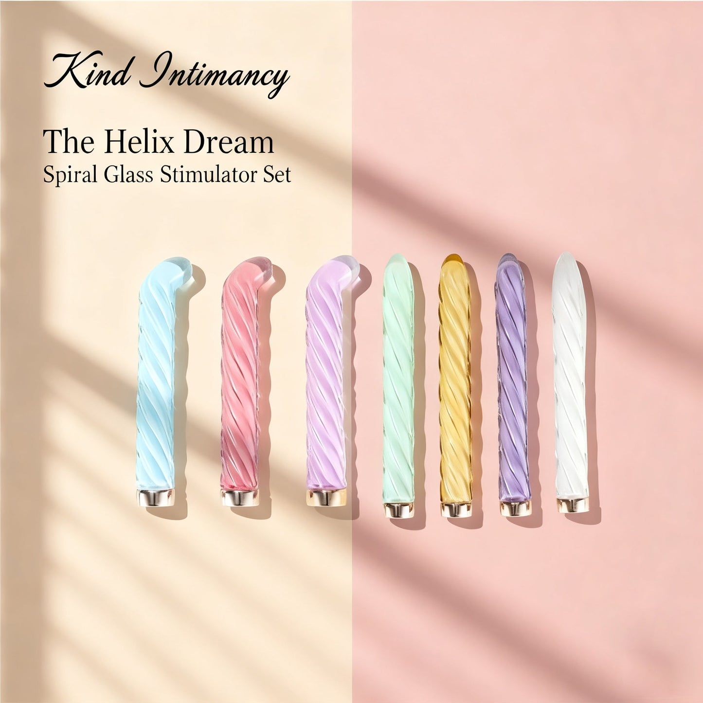 The Helix Dream Spiral Glass Stimulator